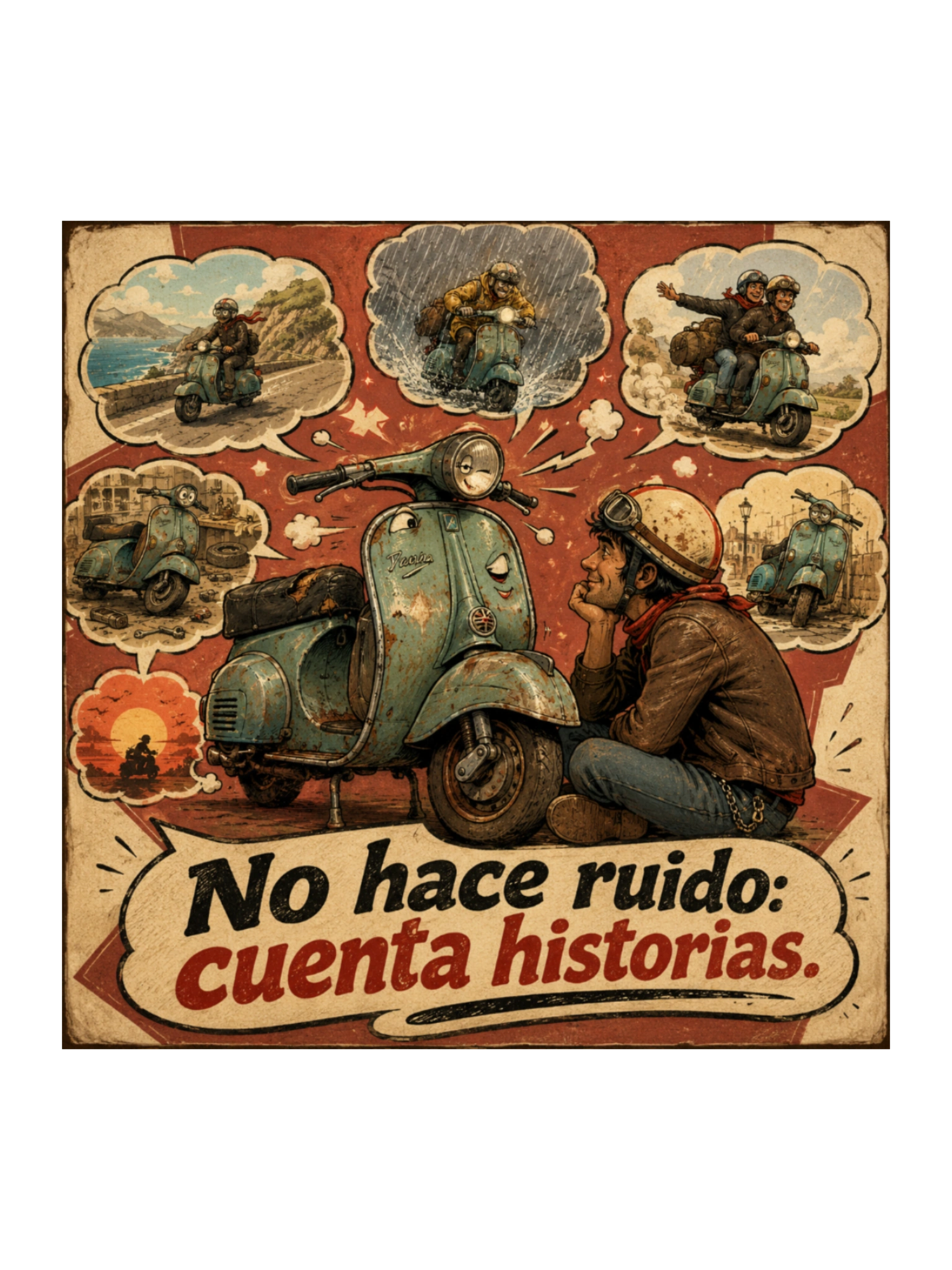 No hace ruido, cuenta historias